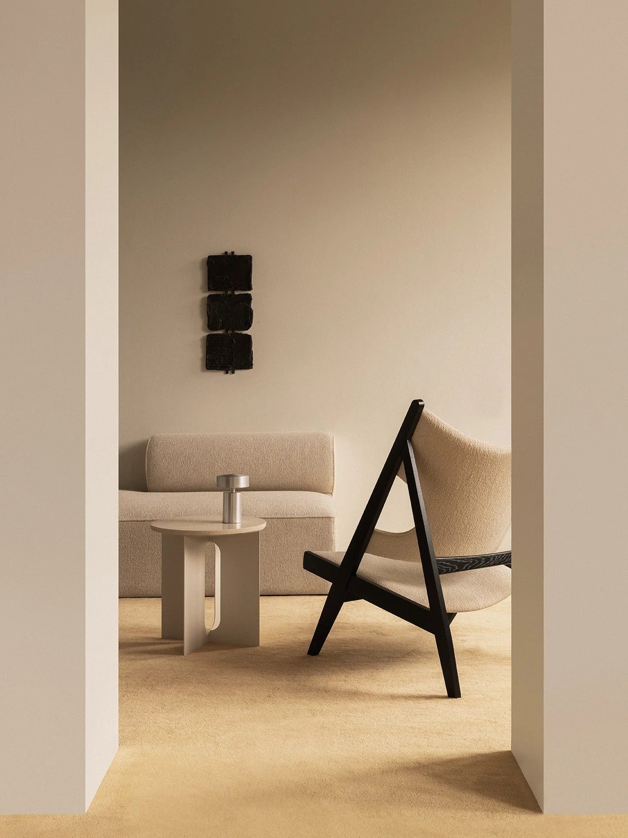 Knitting Lounge Chair (Black Oak) by Menu / Audo Copenhagen