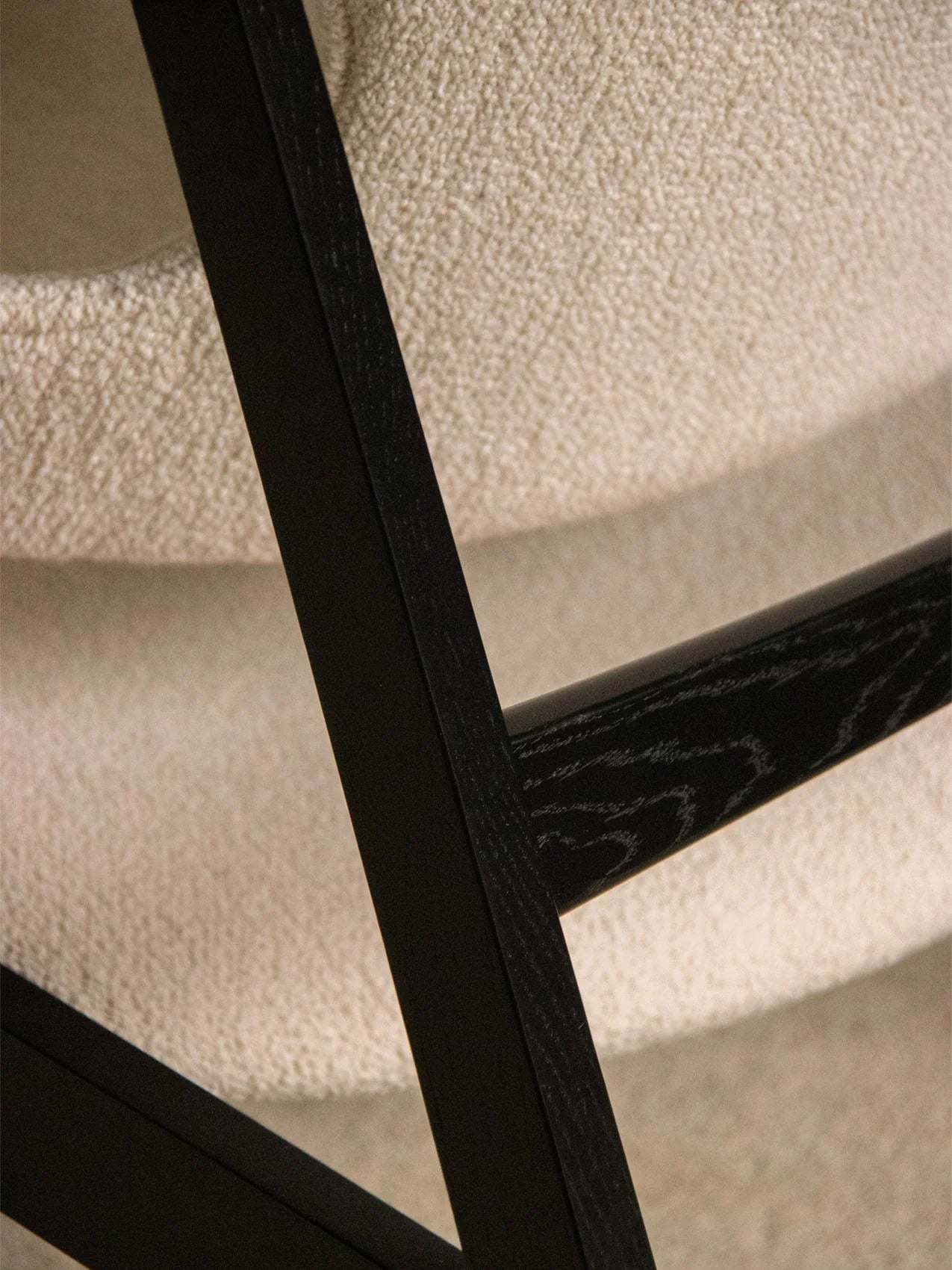 Knitting Lounge Chair (Black Oak) by Menu / Audo Copenhagen