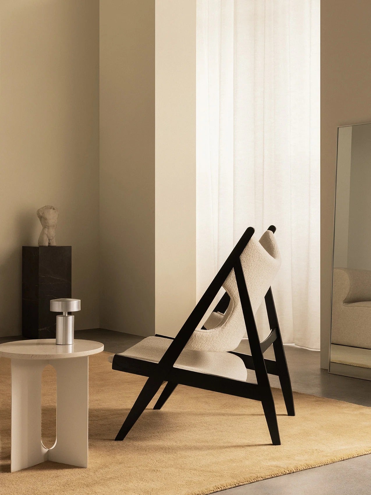Knitting Lounge Chair (Black Oak) by Menu / Audo Copenhagen