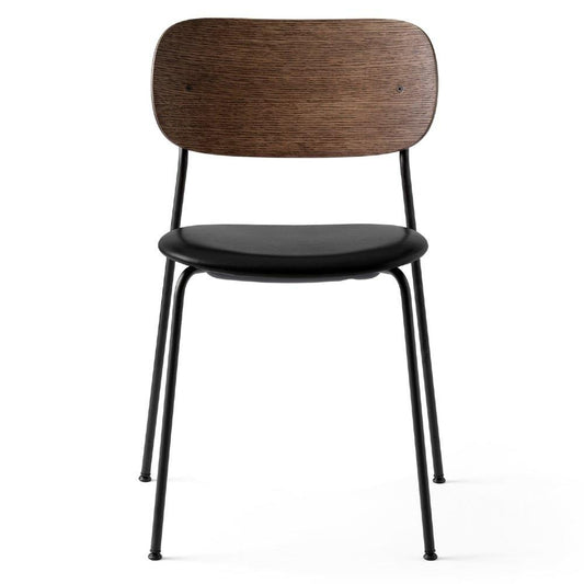 Co Chair - Upholstered Seat, Black Steel by Menu / Audo Copenhagen