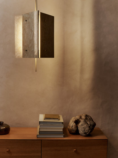 Oeste Pendant Lamp Travertine by ferm LIVING