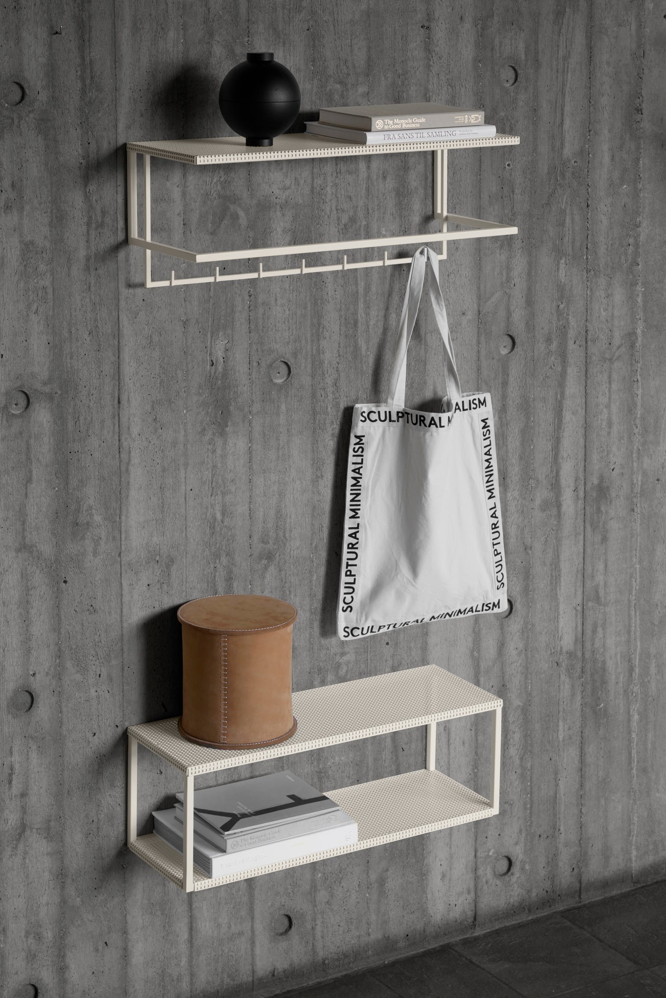 Grid Wall Shelf by Kristina Dam