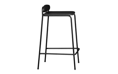 Kami Stackable Bar Stool - Black