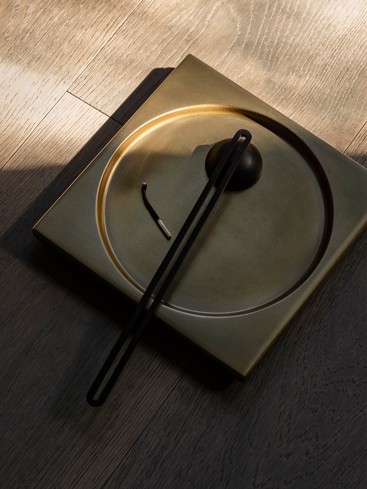 Divot Tray Brass by ferm LIVING