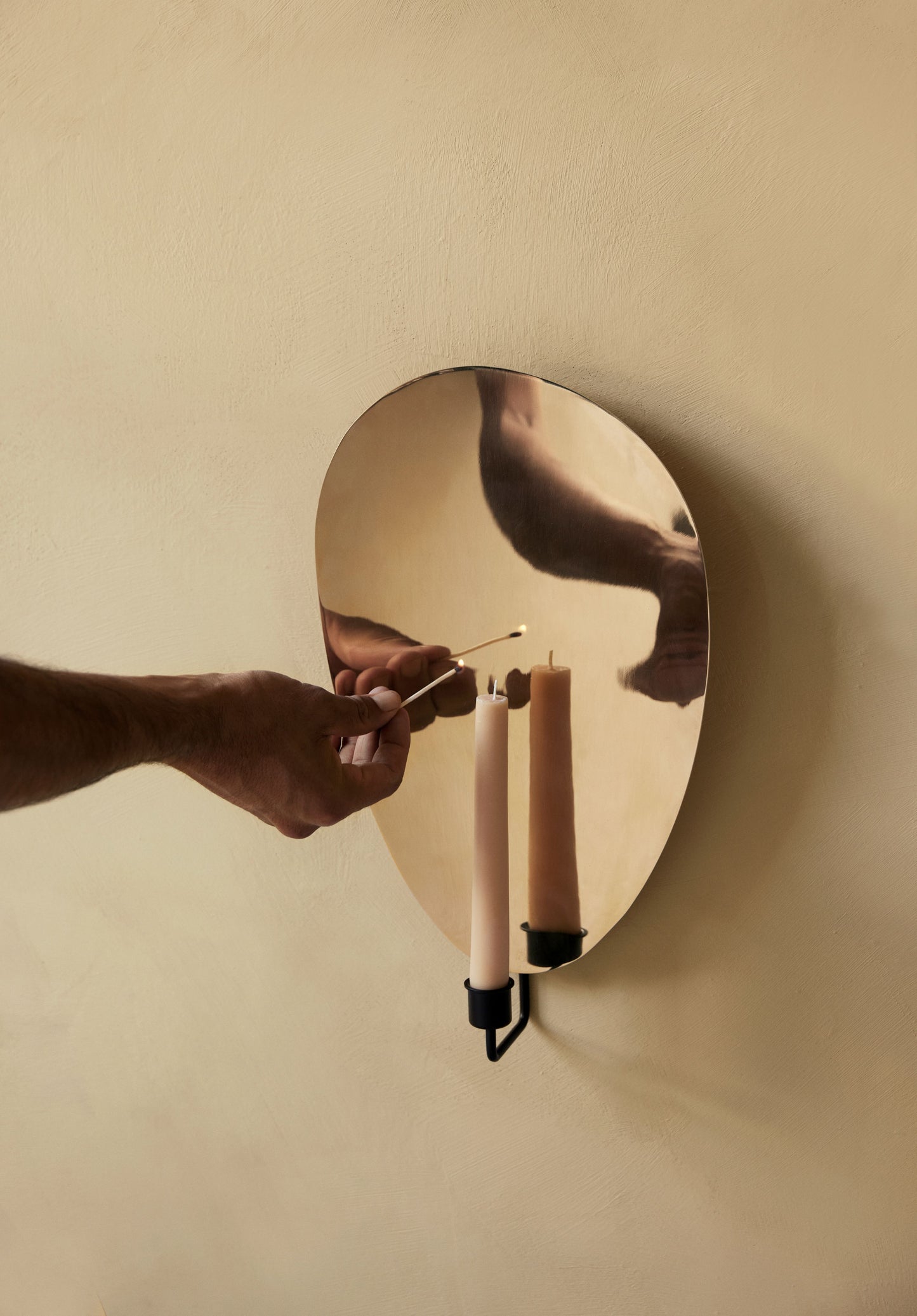 Flambeau Candle Holder, Wall by ferm LIVING