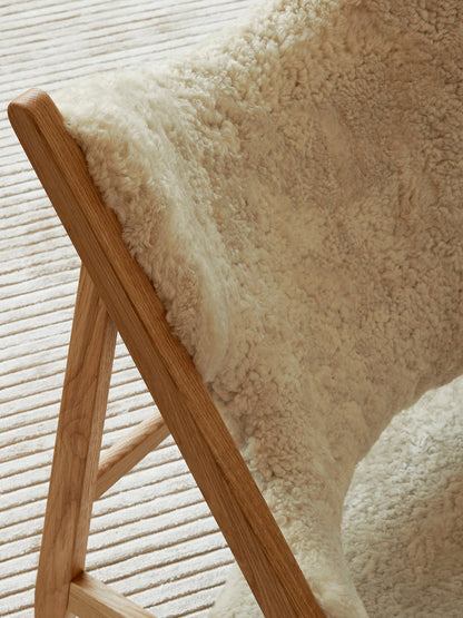 Knitting Lounge Chair - Sheepskin by Menu / Audo Copenhagen