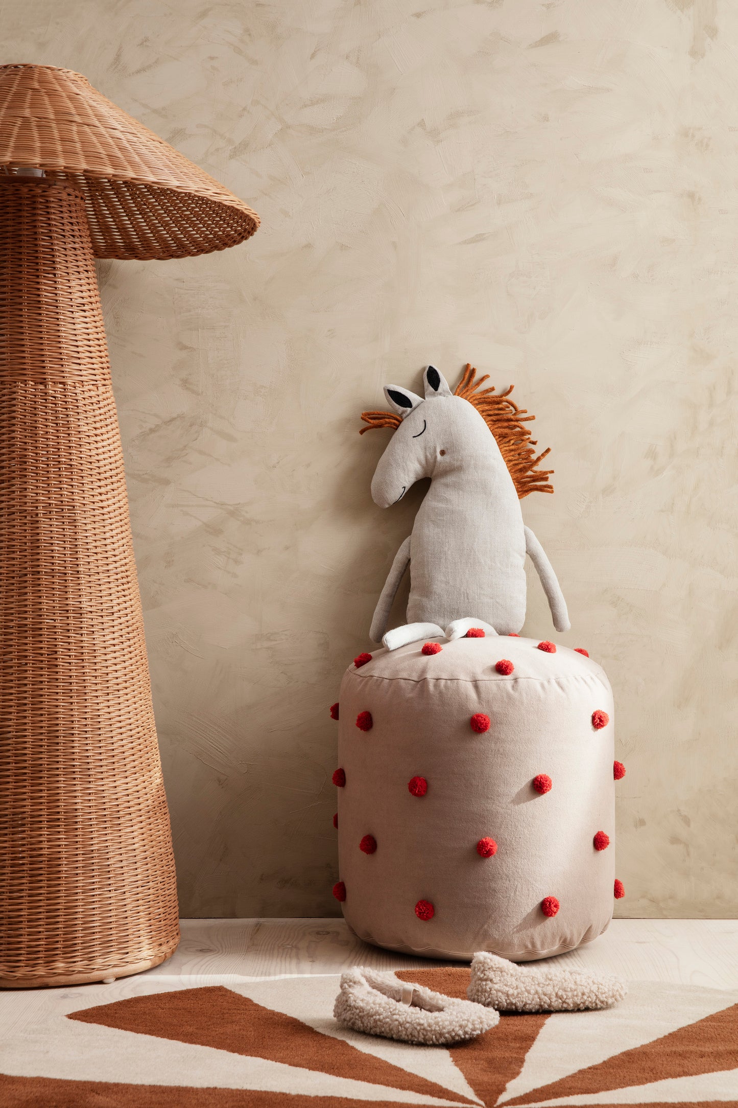 Dot Tufted Pouf by ferm LIVING