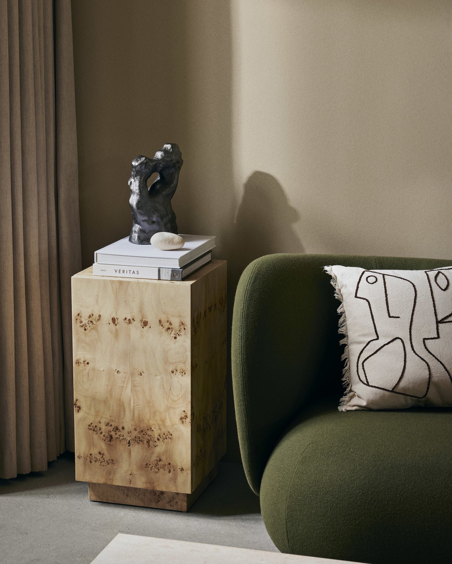 Burl Side Table - Natural, by ferm Living