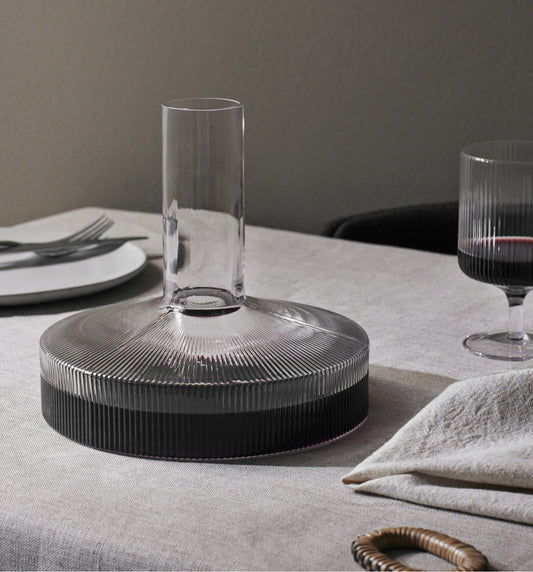 Ripple Wine Carafe by fermLIVING