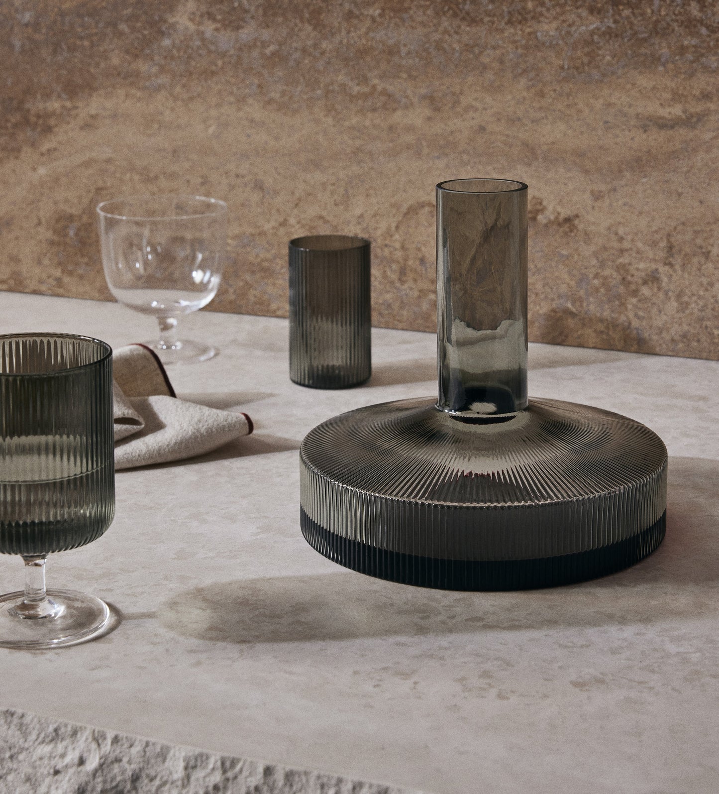 Ripple Wine Carafe by fermLIVING