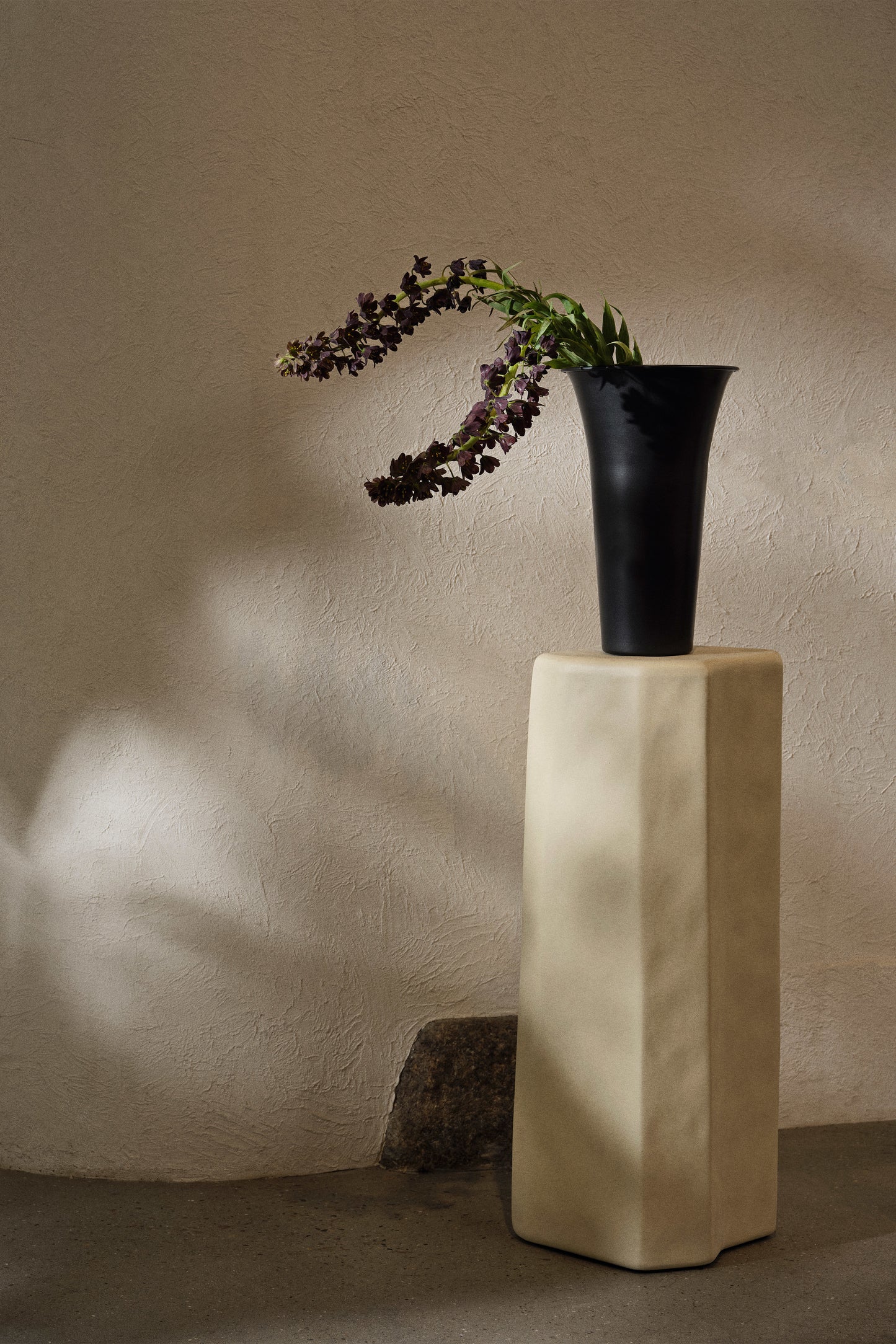 Staffa Pedestal Ivory by fermLIVING