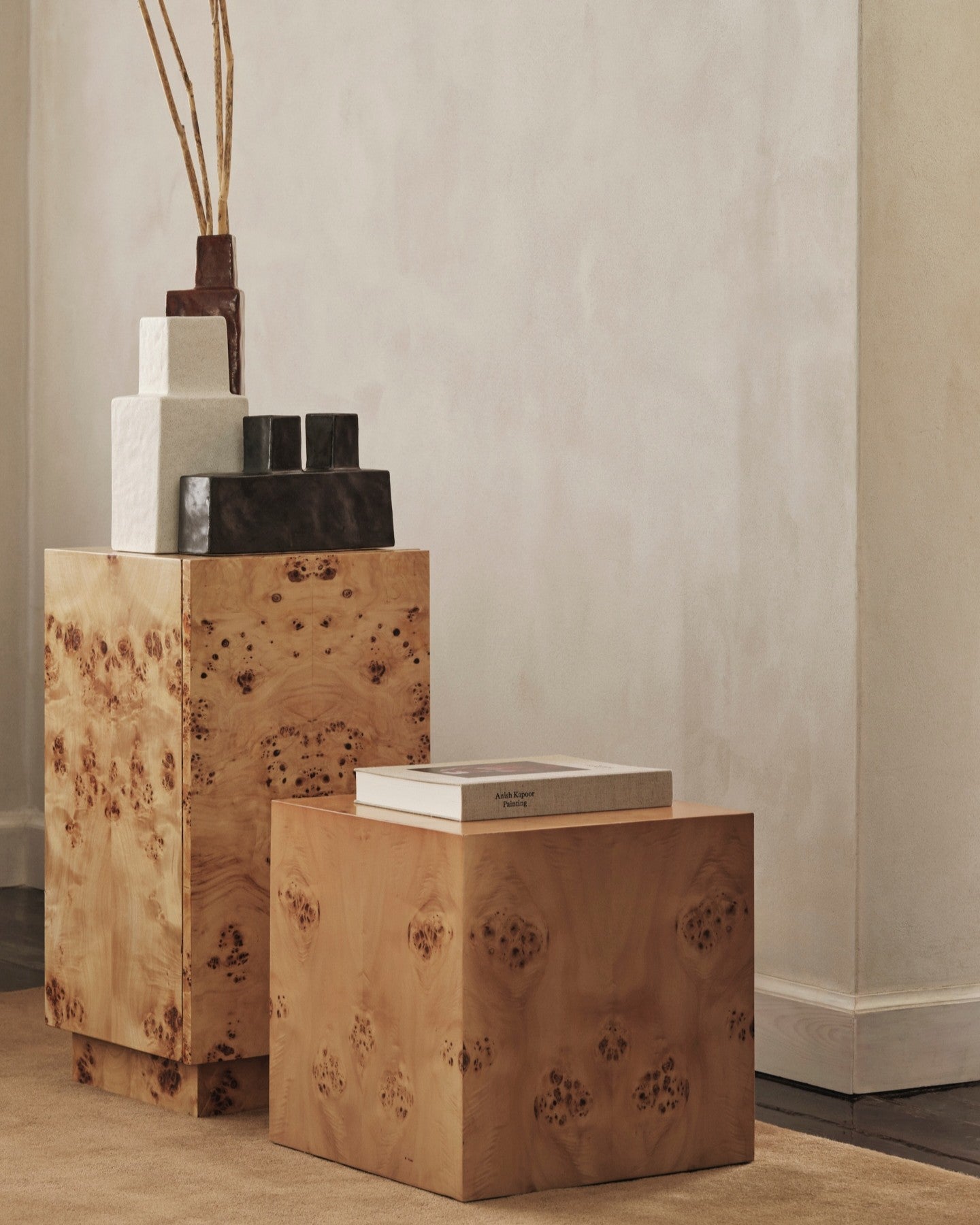 Burl Side Table - Natural, by ferm Living