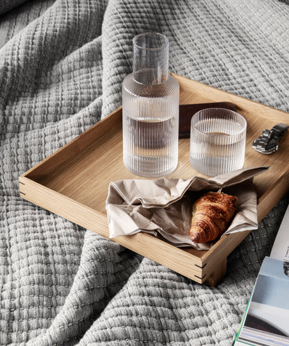 Ripple Carafe with Lid, Small by ferm LIVING (Set of 2)