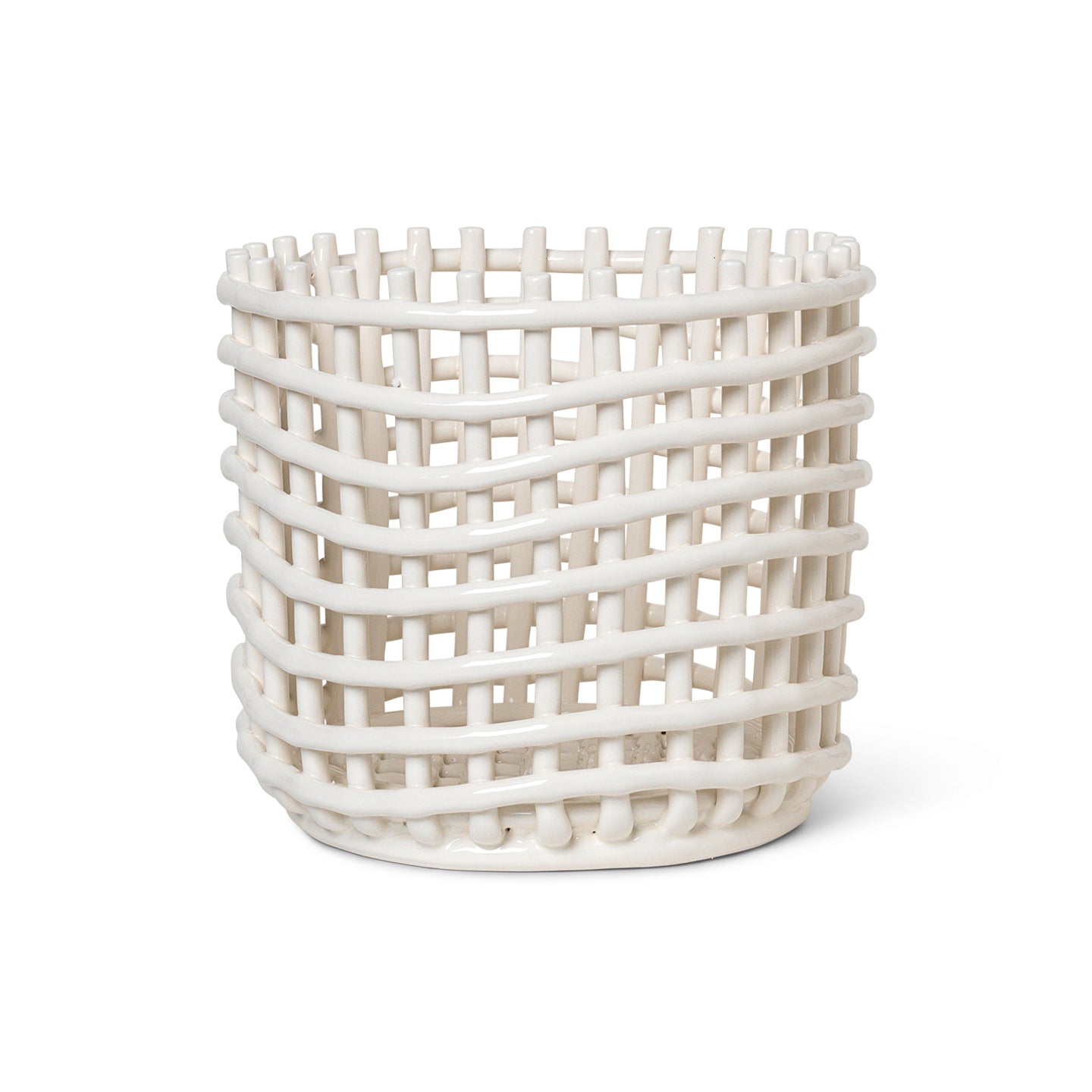 Ceramic Basket - Large by ferm LIVING