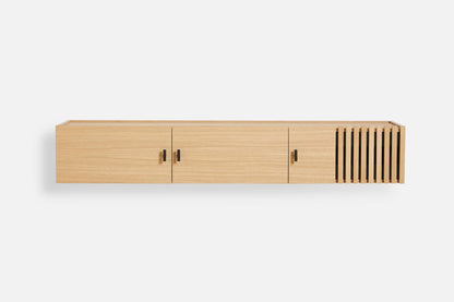 Array Low Sideboard (Wall Mounted) by Woud