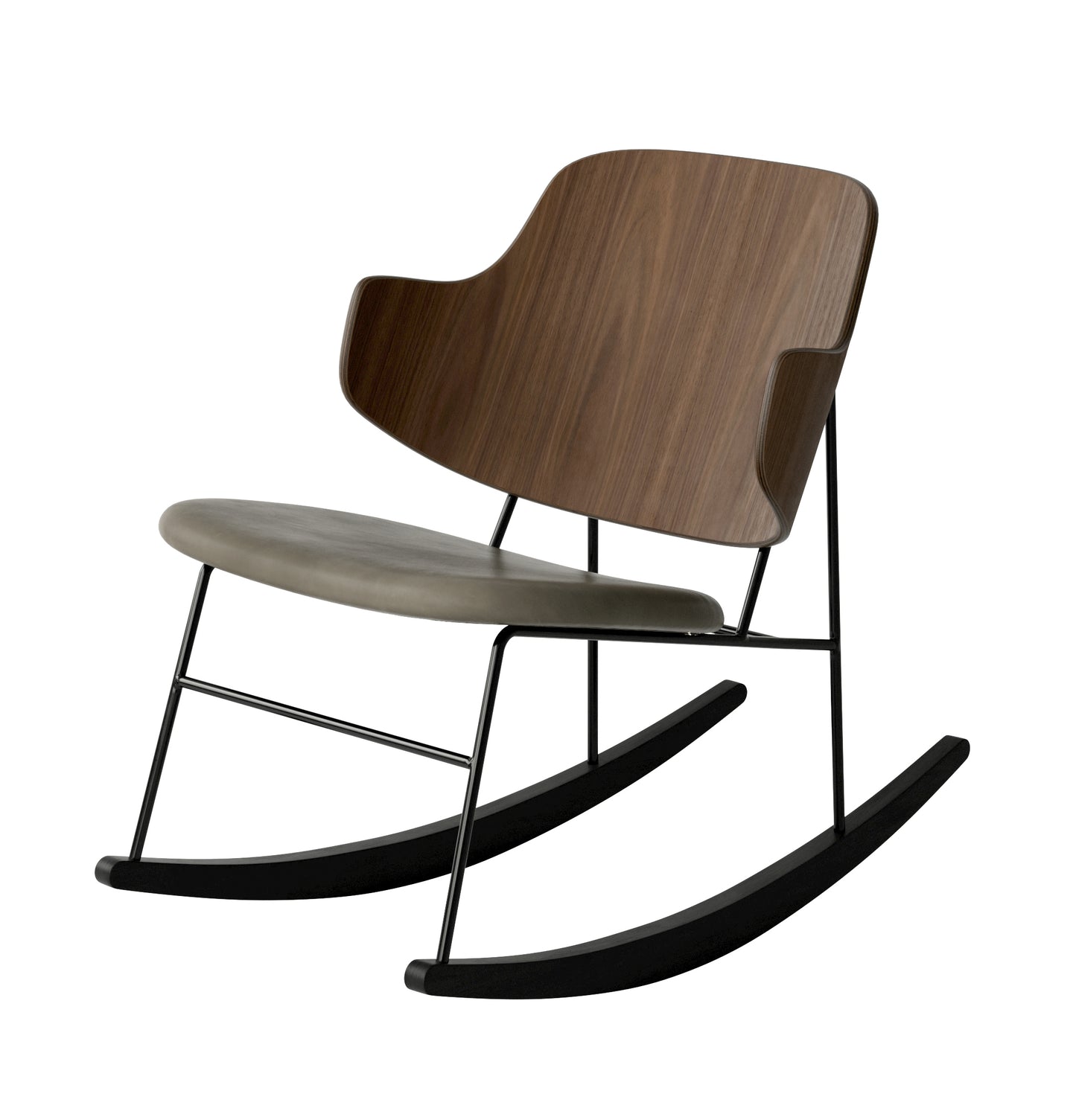 Penguin Rocking  Chair – Upholstered Seat by Menu / Audo Copenhagen
