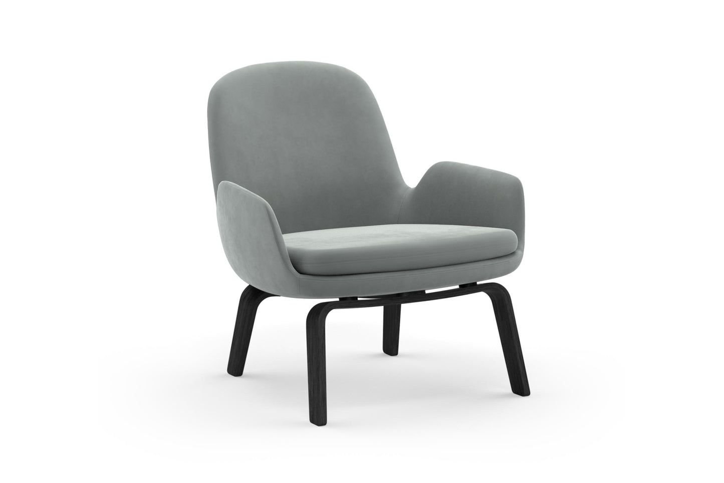 Era Lounge Chair Low, Black Oak by Normann Copenhagen