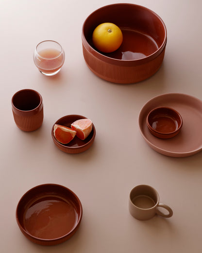Junto Dish Terracotta by Normann Copenhagen