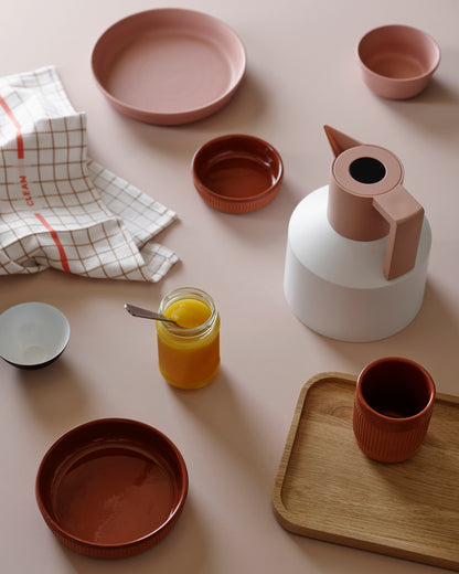 Junto Dish Terracotta by Normann Copenhagen