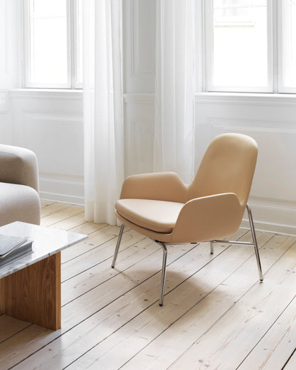 Era Lounge Chair Low, Steel by Normann Copenhagen