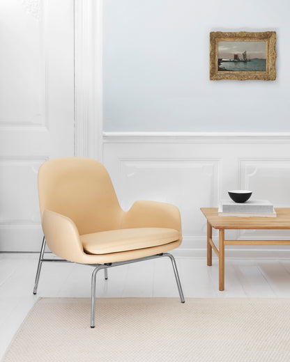 Era Lounge Chair Low, Chrome by Normann Copenhagen
