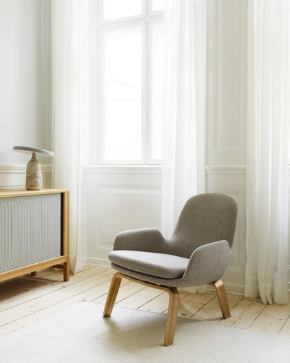 Era Lounge Chair Low, Walnut by Normann Copenhagen