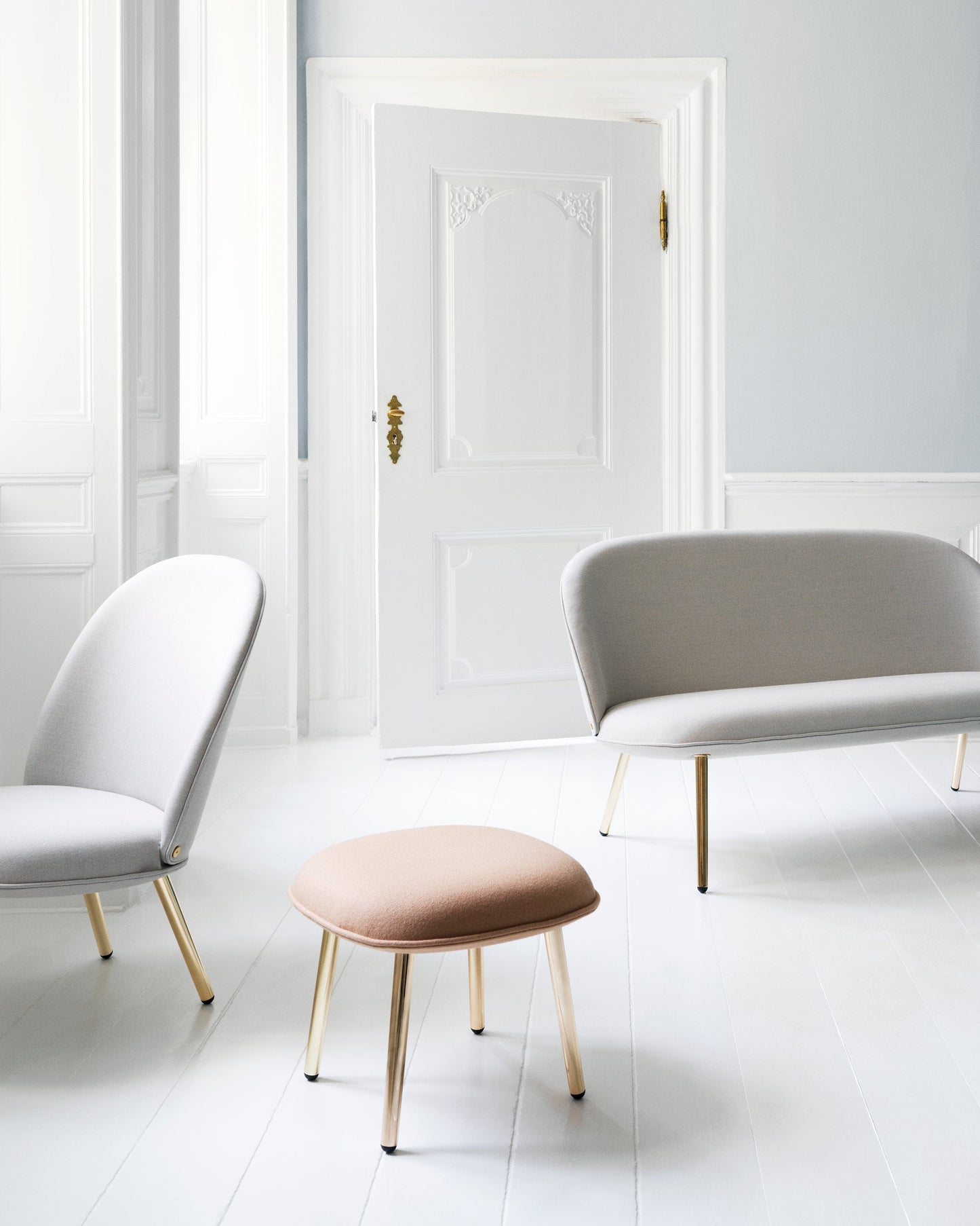 Ace Lounge Chair Brass by Normann Copenhagen
