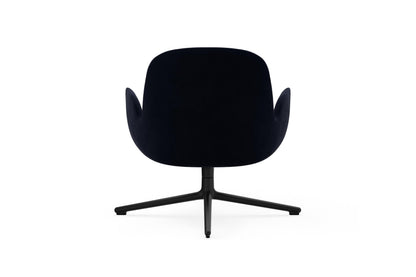 Era Lounge Chair Low, Black Swivel by Normann Copenhagen