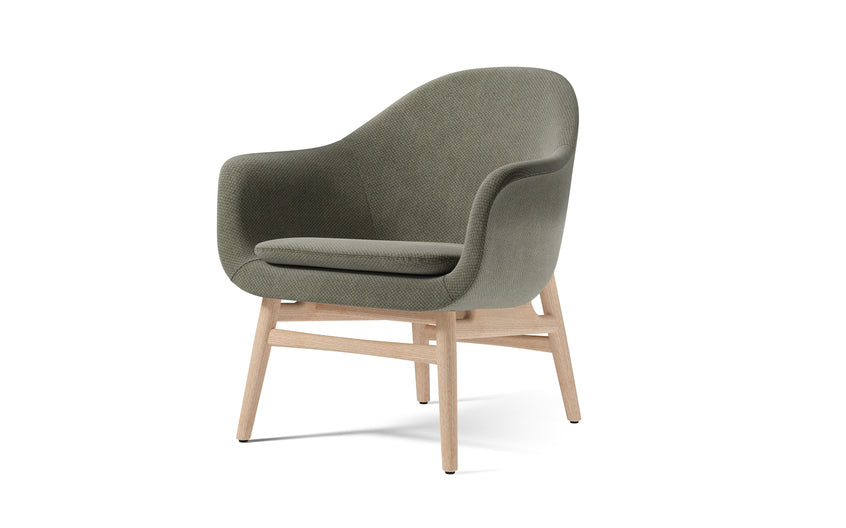 Harbour Lounge Chair, Wooden Base by Menu / Audo Copenhagen
