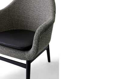 Harbour Lounge Chair, Wooden Base by Menu / Audo Copenhagen
