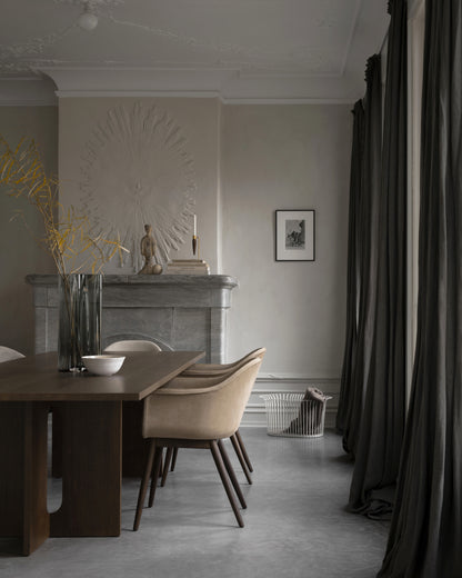 Harbour Chair, Wooden Base - Fully Upholstered by Menu / Audo Copenhagen