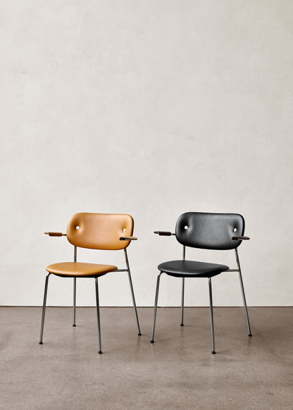 Co Chair - Upholstered Seat & Back with Arms by Menu / Audo Copenhagen