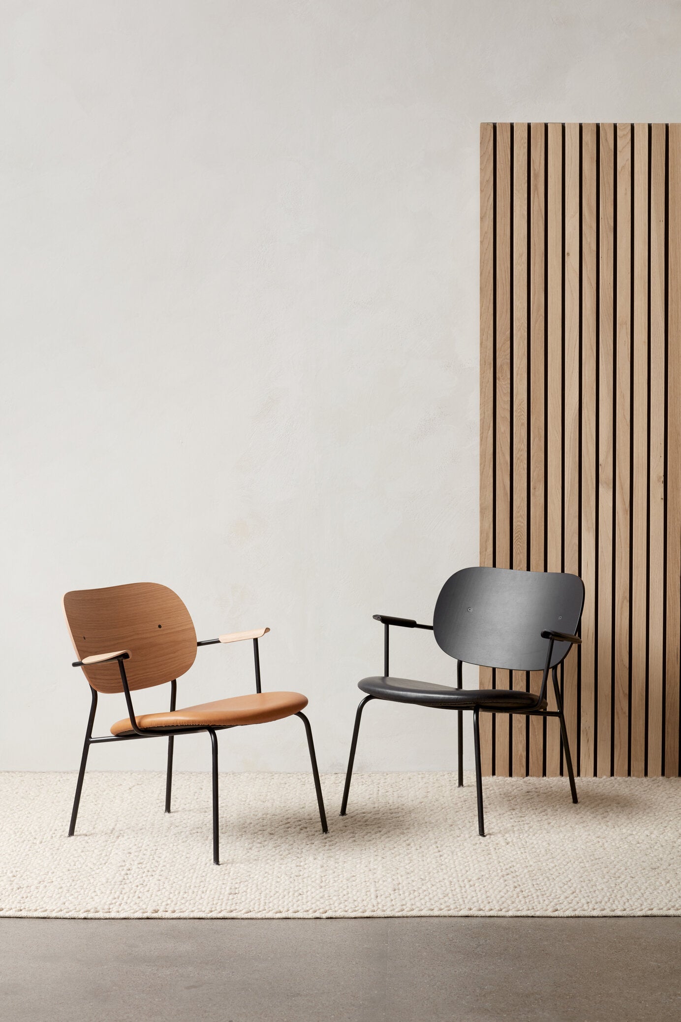 Co Lounge Chair - Upholstered Seat by Menu / Audo Copenhagen