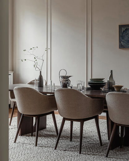 Harbour Chair, Wooden Base - Fully Upholstered by Menu / Audo Copenhagen