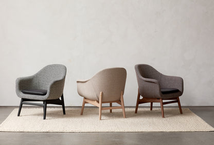 Harbour Lounge Chair, Wooden Base by Menu / Audo Copenhagen