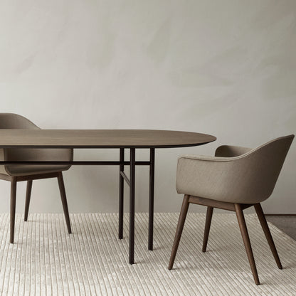 Harbour Chair, Wooden Base - Fully Upholstered by Menu / Audo Copenhagen