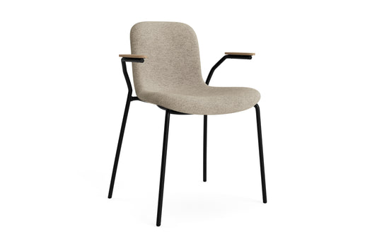 Langue Chair with Armrest Upholstered by NORR11
