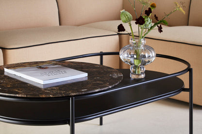 Verde Coffee Table, Marble Top by Woud