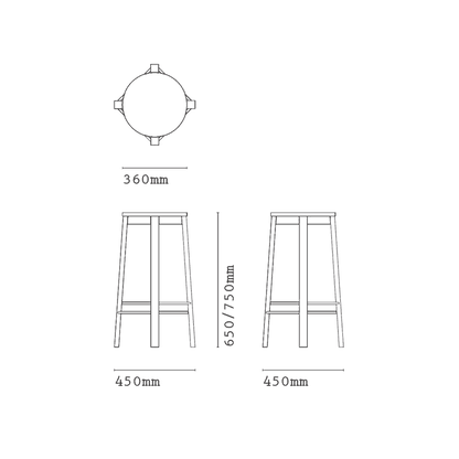 Bar Stool Four by Another Country