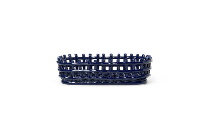 Ceramic Basket - Oval by ferm LIVING